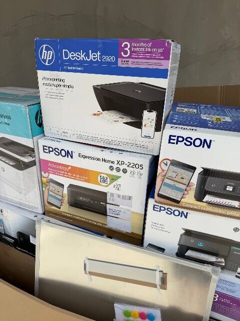 PRINTERS,OFFICE EQUIPMENT & SUPPLIES - AMAZON RETURNS FOR RESALE – 80% BELOW RETAIL–UNTESTED–25 ITEMS – 28,76€/ITEM - 4,00€/KG - P85819, OF