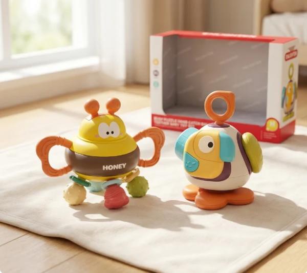 2er Set Babyspielzeug - Beißring - Greifling