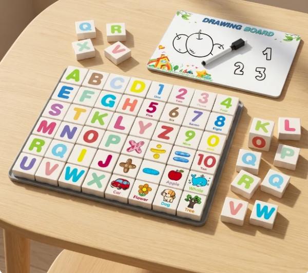 Alphabet Zahlen Puzzle - Lernspielzeug für Kinder