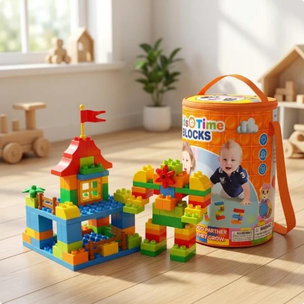 Bausteine - 145-teiliges Kinderspielzeug