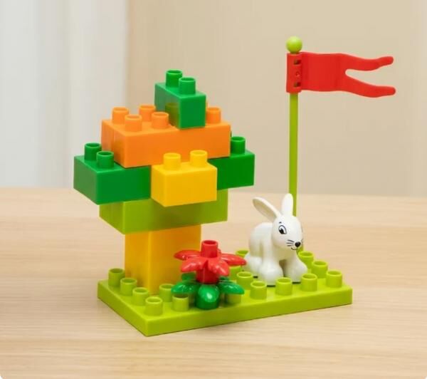 Bausteine Kaninchen - 18-teilig - Kreativität