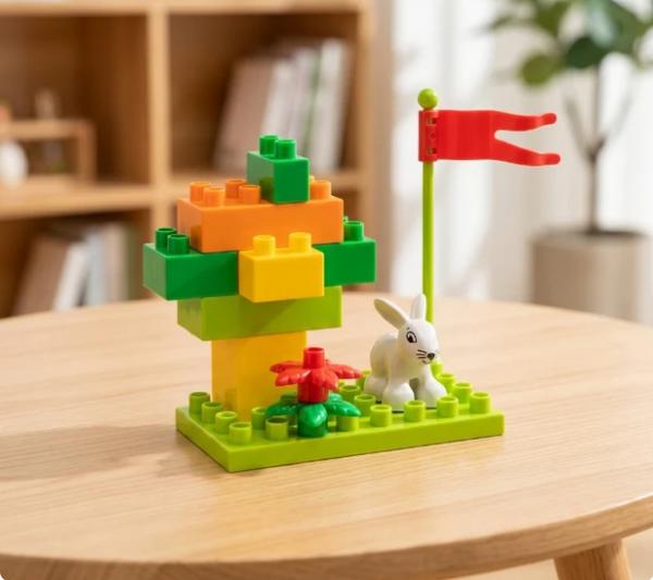 Bausteine Kaninchen - 18-teilig - Kreativität