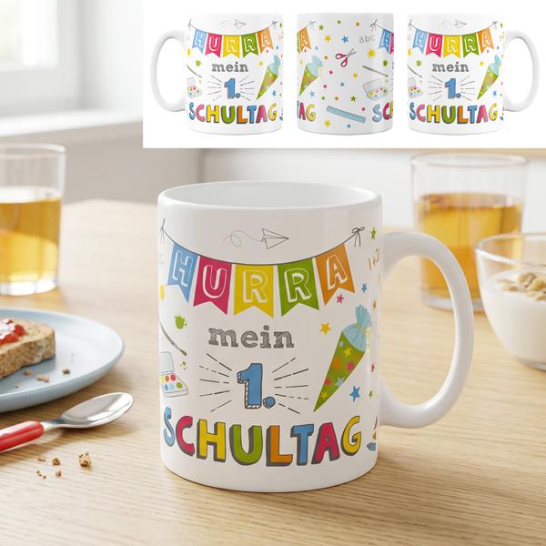 Becher Hurra Schule, 300ml, 9,5cmH