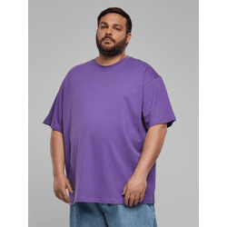 bequemes URBAN CLASSICS Herren T-Shirt 240 g/m² mit Baumwolle Violett