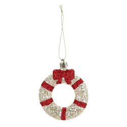 Christbaumschmuck Kranz, 9,5cmH