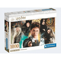 Clementoni 39787 - 1000 piece jigsaw puzzle - Harry Potter Compact - Harry Potter
