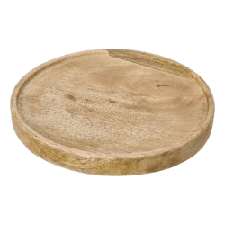 Decorative Plate, Mango, approx. 20 x 2.5 cm 