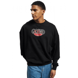 GRIND Inc Logo R-Neck Sweatshirt, Black
