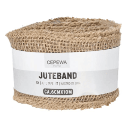 Juteband, ca.6cmx10m