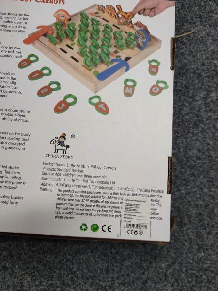 Kinder Holz-Erntespiel - Bauernhof Holzspielzeug