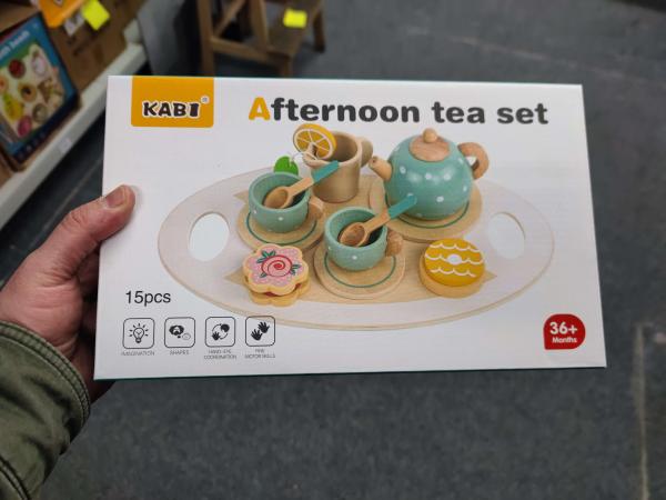 Kinder Tee-Service aus Holz - 15-teilig