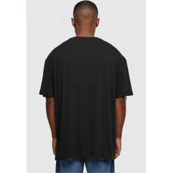 lässiges Urban Classics Herren T-Shirt Oversize 180 g/m² mit Baumwolle Schwarz
