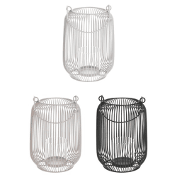 Lantern with handle, oval struts, 3/s, 22 cm H