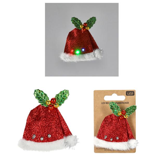 LED Weihnachtsanstecker, Santam&uuml;tze
