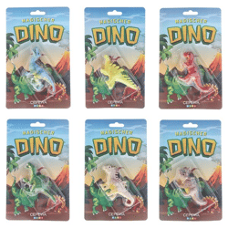 Magical DINO, 6-piece assortment, approx. 9 cm