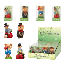 Mini Figuren Viel Glück, 4/s, ca.7cmH