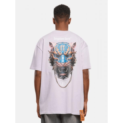 modernes Forgotten Faces Herren T-Shirt Oversize 240 g/m² mit Baumwolle Violett