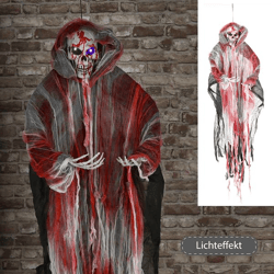 Grim Reaper, bloodied, glowing eyes, approx. 150 cm tall