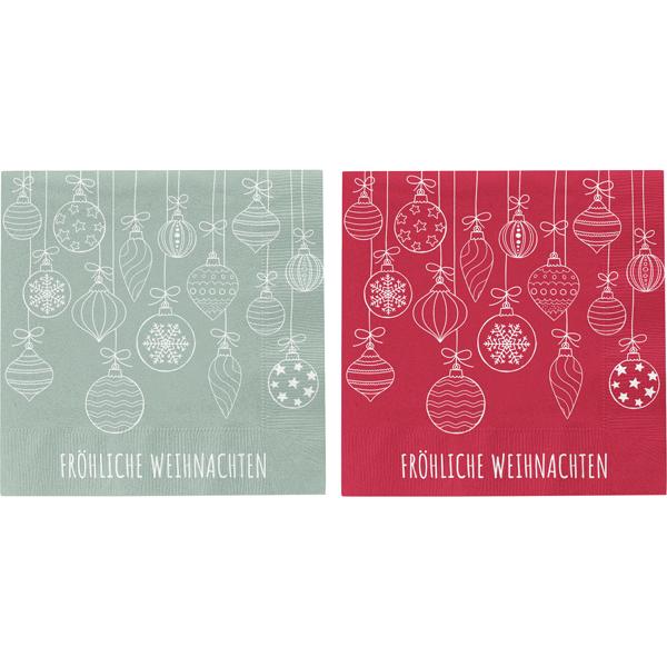 Servietten, Kugeln, 2/s, 20er Pack