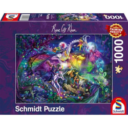Summer Night Circus - Puzzle 1000 pieces - Rose Cat Khan