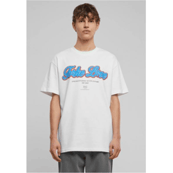 sportliches Mister Tee Herren T-Shirt Oversize 240 g/m² mit Baumwolle Weiß