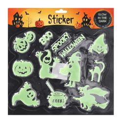 Sticker, Halloween, Glow in the dark, 12tlg