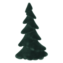 Tannenbaum, Samt, S, ca.10x16cm