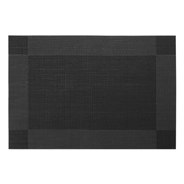 Tischset PVC Design schwarz ca. 45x30cm