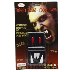 Vampirzähne mit 2 Blutkapseln, Set