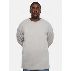 weiches Urban Classics Herren Sweatshirt Oversize 240 g/m² mit Baumwolle Grau