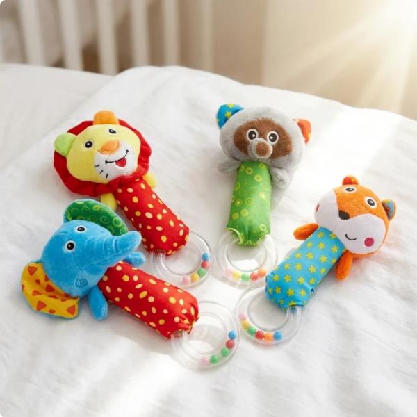 Baby Rassel - Greiflinge mit Kugeln