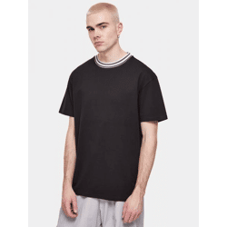bequemes Urban Classics Herren T-Shirt Oversize 220 g/m² mit Baumwolle Schwarz
