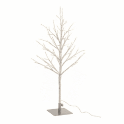 J-Line Boom LED, silberfarben, IP44, 59 cm