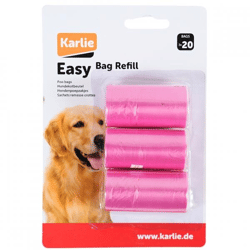 Karlie Hundekotbeutel „Easy Bag“ rosa, 3 x 20 Stück