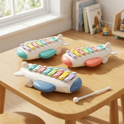 Kinder Xylophon Spielzeug - Flugzeug