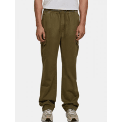 Casual Urban Classics Men's Jeans with Pockets, 320 g/m², with Cotton, Olive Green