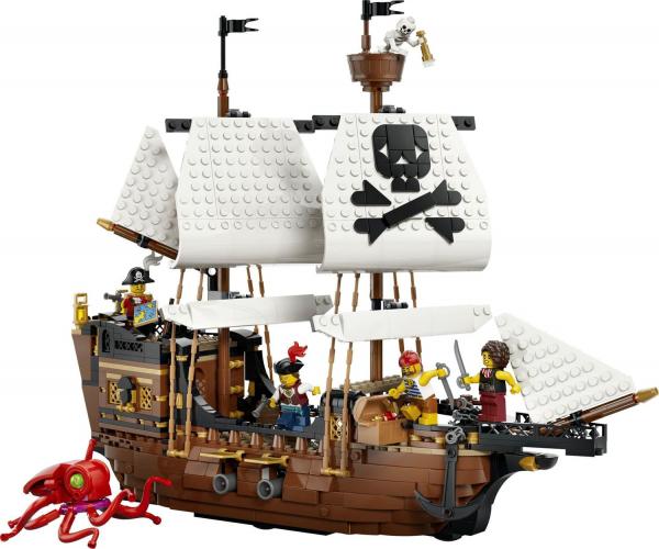 LEGO&reg; 31387 Creator - Legend&auml;res Piratenschiff (1074 Teile)