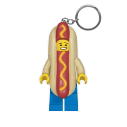LEGO® Classic Hot Dog Schlüsselanhänger mit Taschenlampe