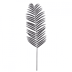 Light & Living artificial palm metallic black 110 cm