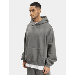 Modern DEF Men's Hoodie with Pockets and Hood, 360 g/m², Cotton Blend, Gray