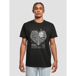 modernes Mister Tee Herren T-Shirt 200 g/m² mit Baumwolle Schwarz