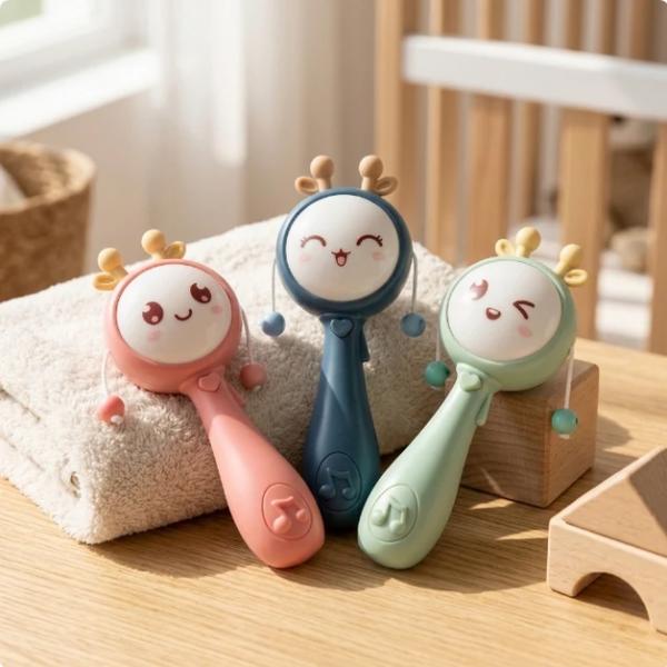 Niedliche Babyrassel- Musikspielzeug für Babys