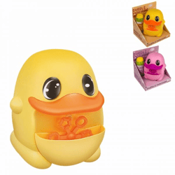Out of the Blue Seifenblasenmaschine „Duck“ 12 cm, 2er-Set in verschiedenen Farben
