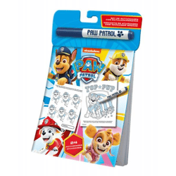 Paw Patrol - Coloring set with magic pencil in display