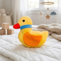 Plüsch-Ente Babyrassel mit Musik