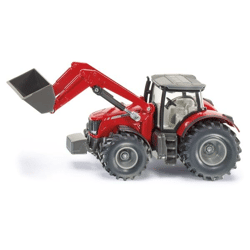 SIKU 1985 - Massey Ferguson w. front loader - Model car