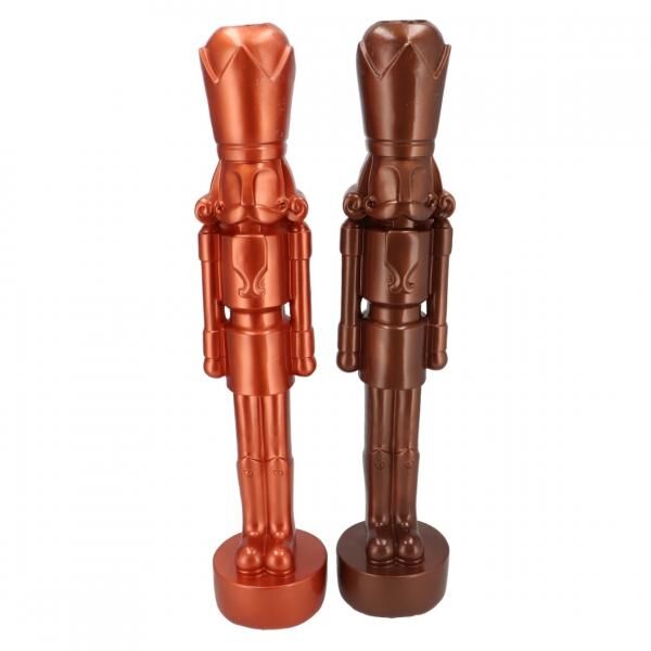 Statue Nussknacker Kupfer/Bronze 24 cm 2 Stück sortiert