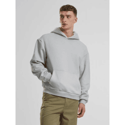 weicher URBAN CLASSICS Herren Hoodie Kapuze 330 g/m² mit Baumwolle Grau