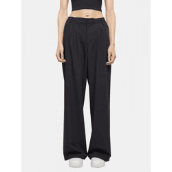 bequeme Urban Classics Damen Jeans Stretch 190 g/m² Schwarz