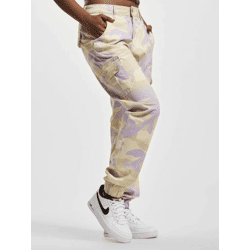 bequeme Urban Classics Damen Jeans Stretch Taschen 310 g/m² mit Baumwolle Camouflage